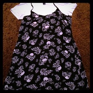 Retro dress with crop top